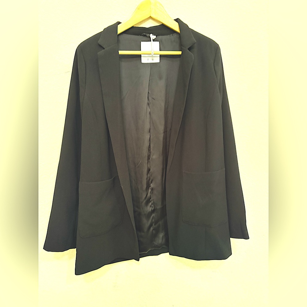 Black Blazer Pull & Bear
